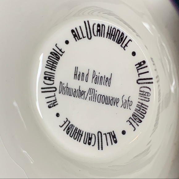 ALL U You CAN HANDLE Circle MultiColor Divided Bowl I Toppings I Ice Cream - Picture 5 of 6